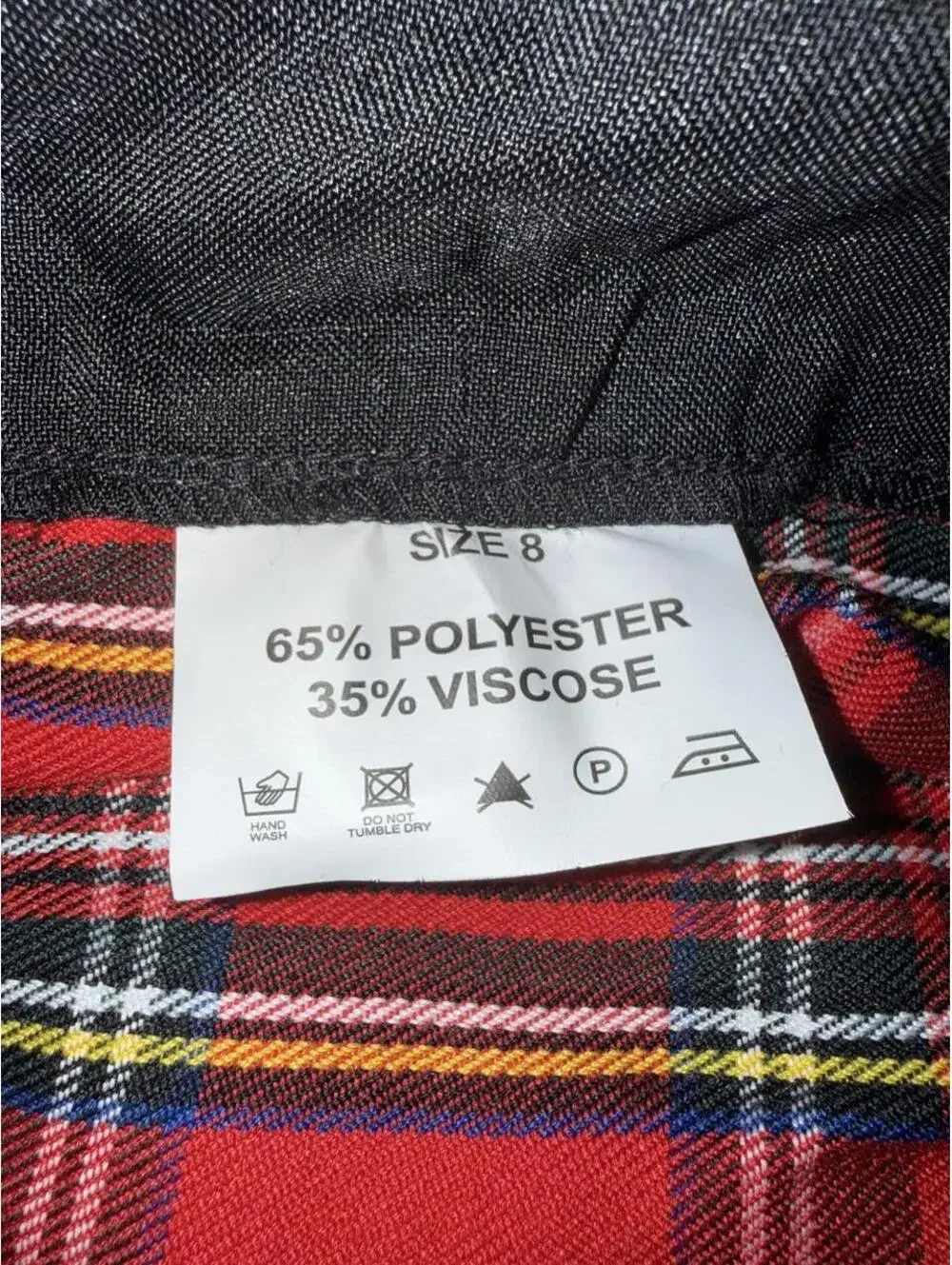 Tartan Threads Stewart Royal Red Plaid Billie Kilt Skirt Size 8 NWT